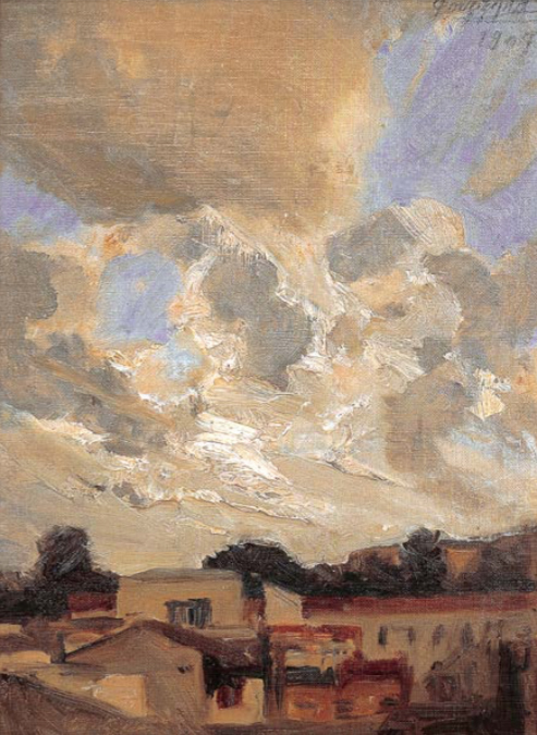 Roman Landscape (1907) – Fujishima Takeji Tablo