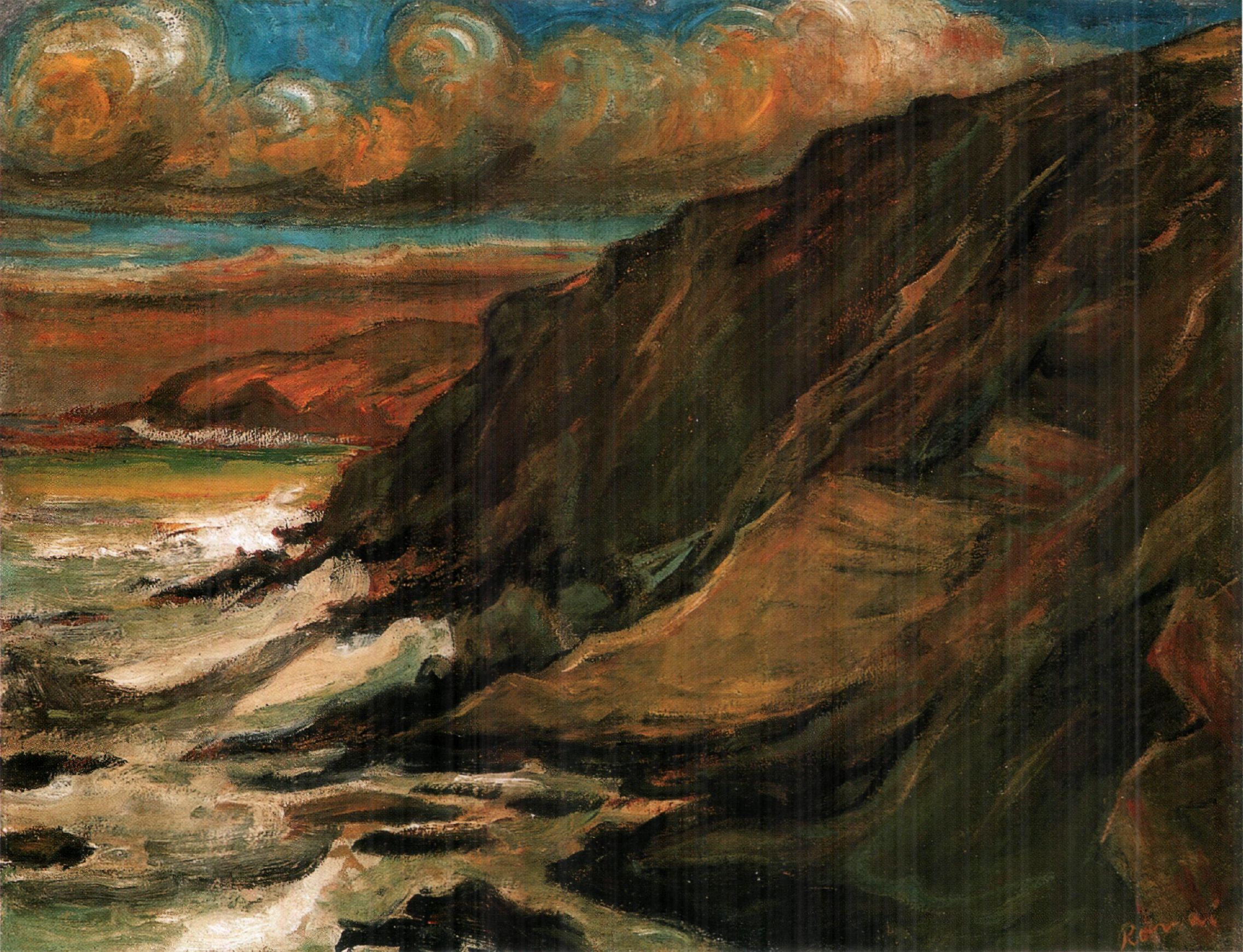 Romantic Landscape (1899) - József Rippl-Rónai Tablo