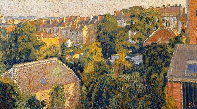 Rooftops - Georges Lemmen Tablo