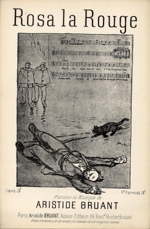 Rosa La Rouge – Théophile Steinlen Tablo