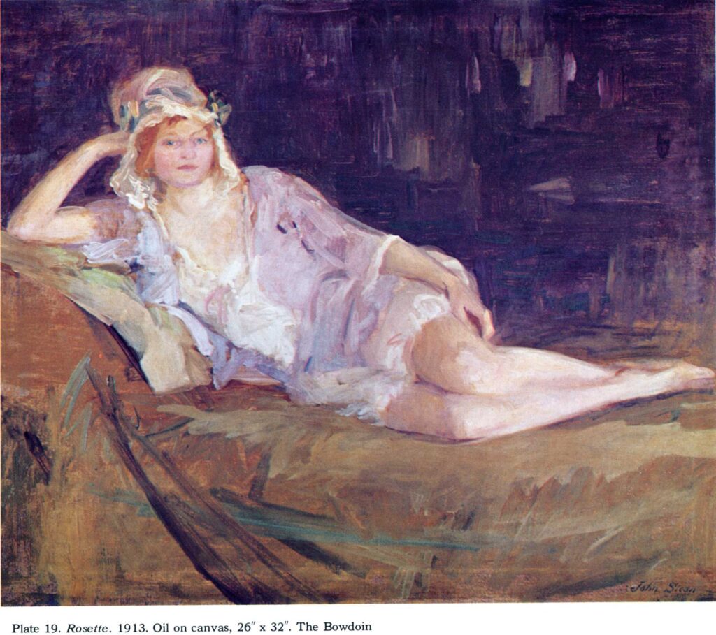 Rosette (1913) - John French Sloan Tablo