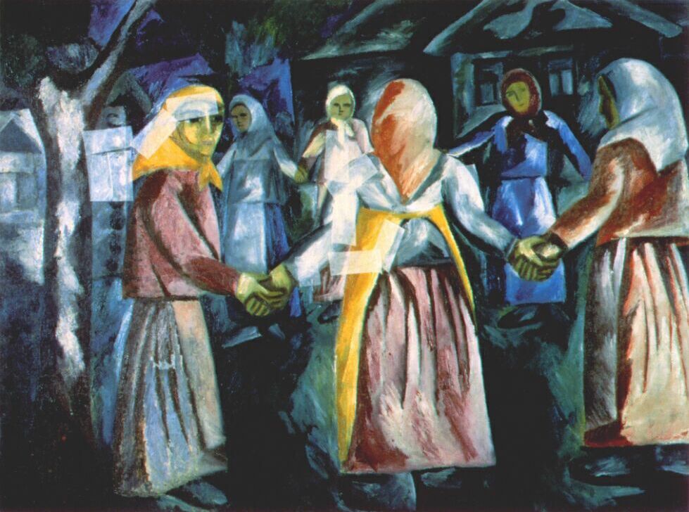 Round dance (1910) - Natalia Goncharova Tablo