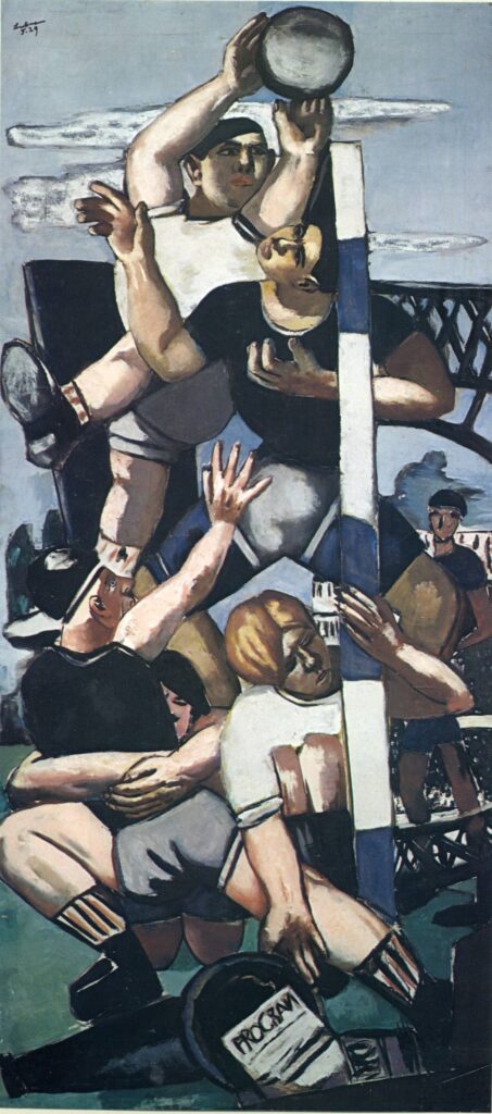 Rugby players (1929) - Max Beckmann Tablo