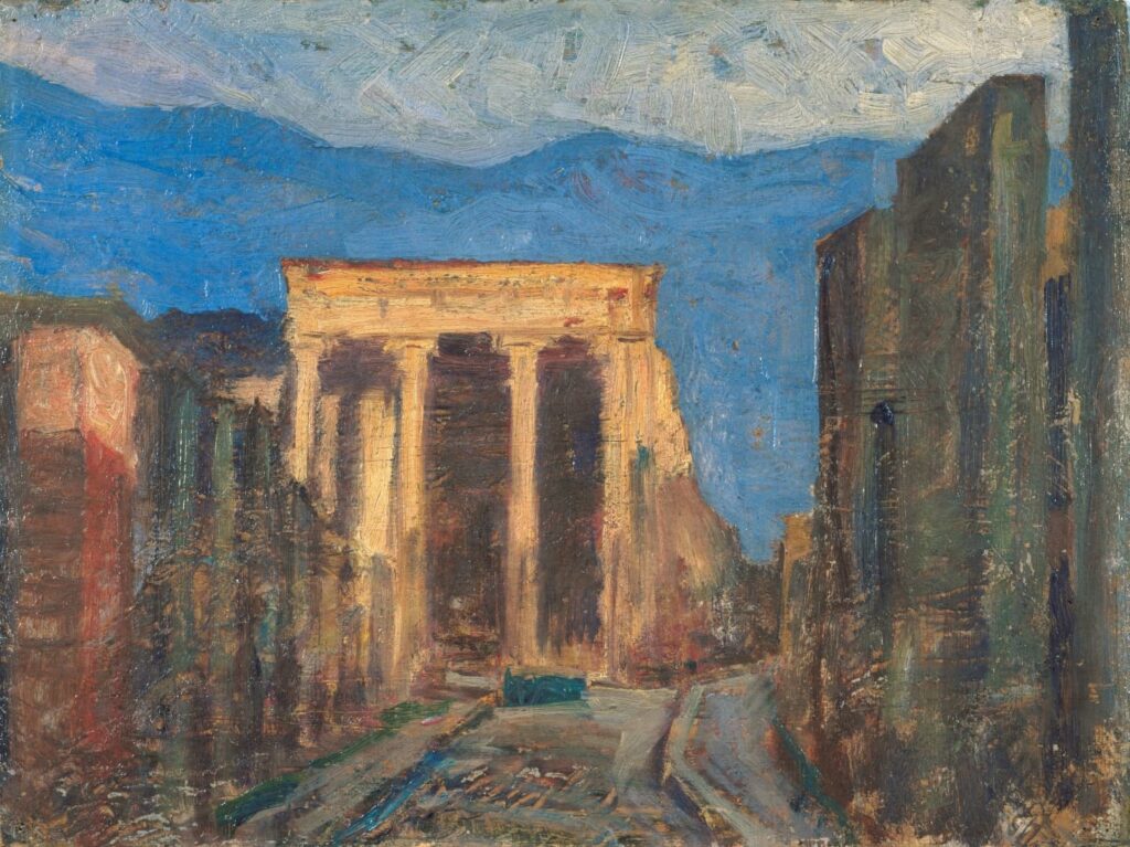 Ruins of Pompeii (1908) – Fujishima Takeji Tablo