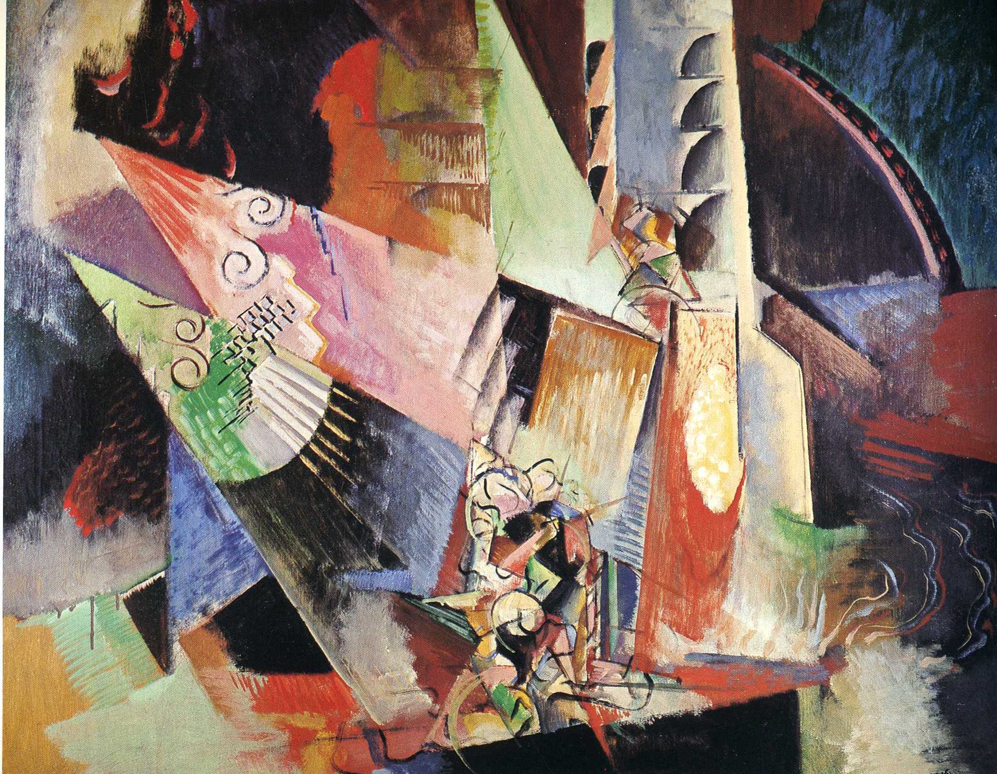 Russian Ballet (1916) - Max Weber Tablo