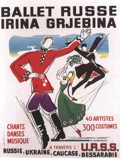 Russian Ballet Irina Grzhebina (1950) – Jury Annenkov Tablo