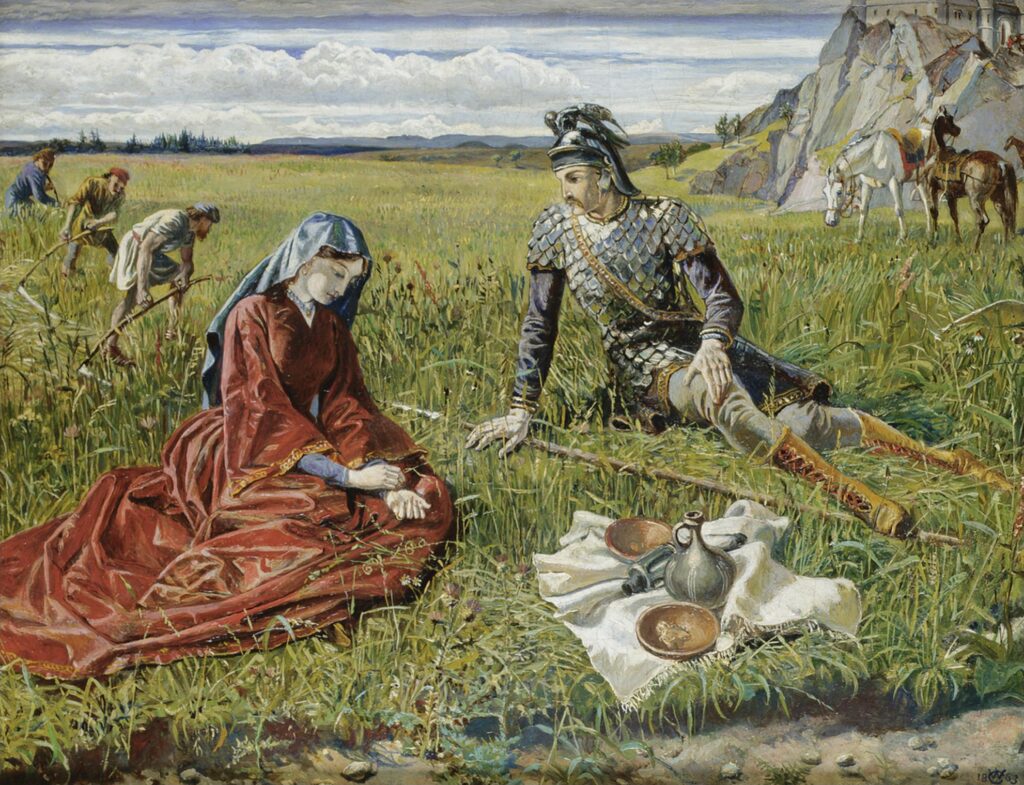 Ruth and Boaz (1863) - Walter Crane Tablo