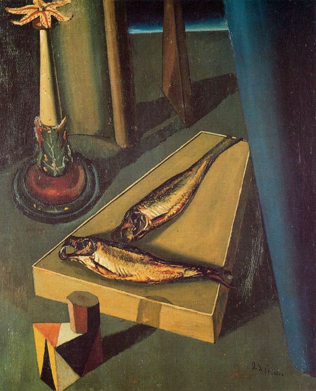 Sacred Fish (1919) – Giorgio de Chirico Tablo