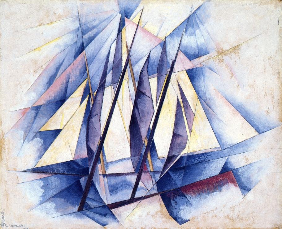 Sail In Two Movements (1919) - Charles Demuth Tablo