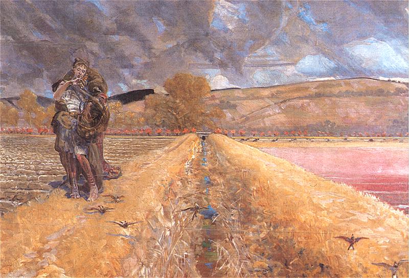Saint Agnes (1920) - Jacek Malczewski Tablo