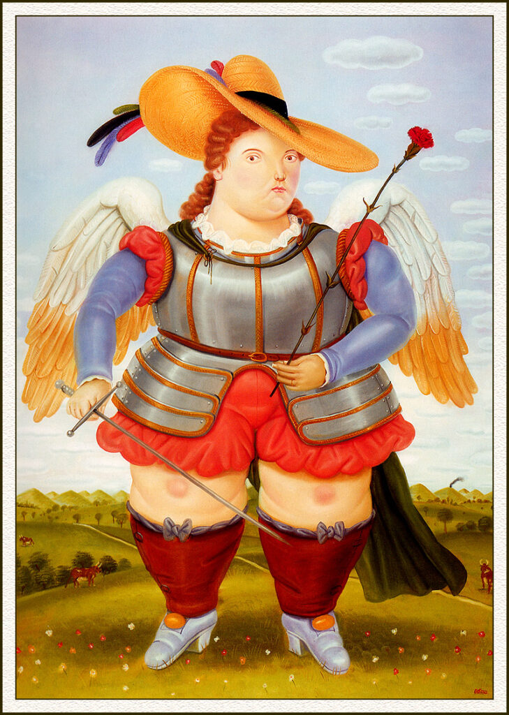 Saint Michael Archangel - Fernando Botero Tablo