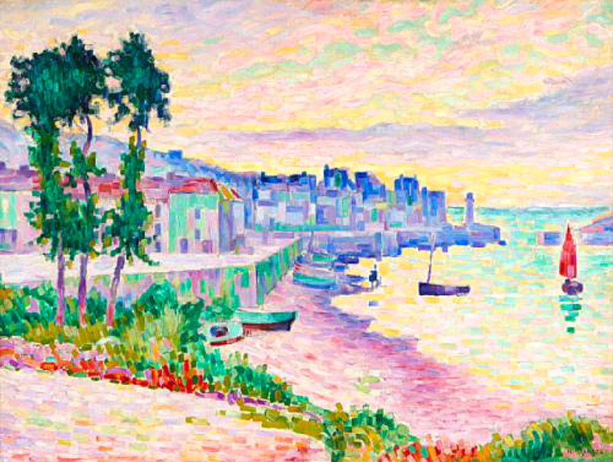 Saint Tropez (1906) - Jean Metzinger Tablo