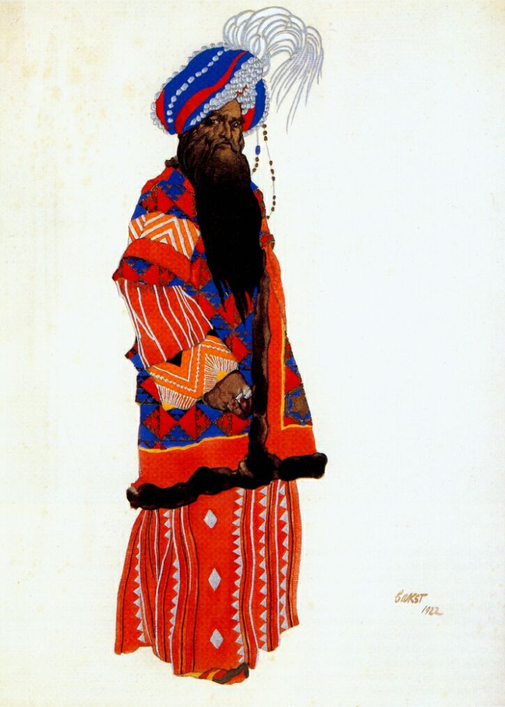 Samarkand Sultan (1922) – Léon Bakst Tablo
