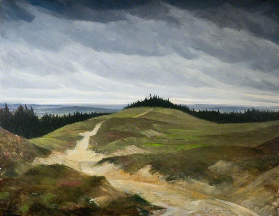 Sandy Path (1919) - C. R. W. Nevinson Tablo