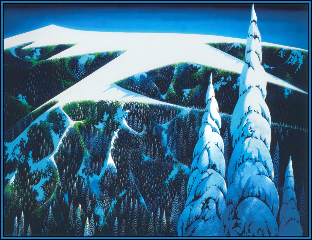 Sangre De Cristo Range – Eyvind Earle Tablo