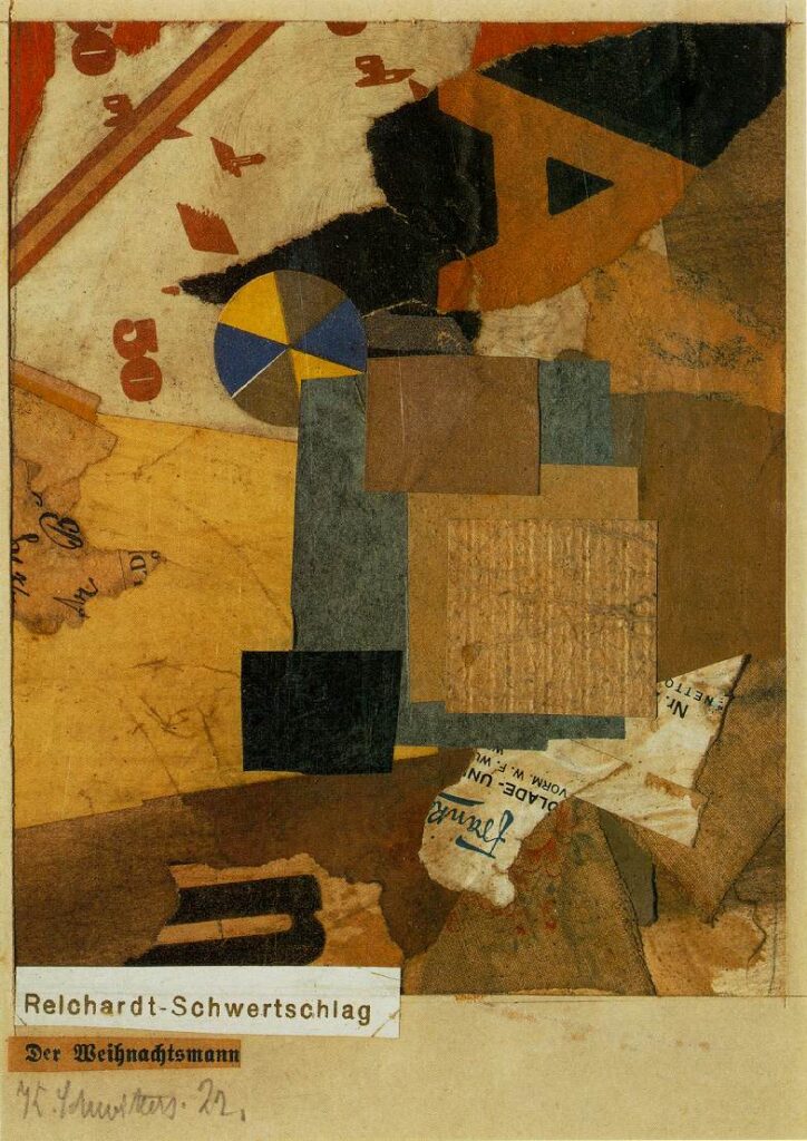 Santa Claus (1922) - Kurt Schwitters Tablo