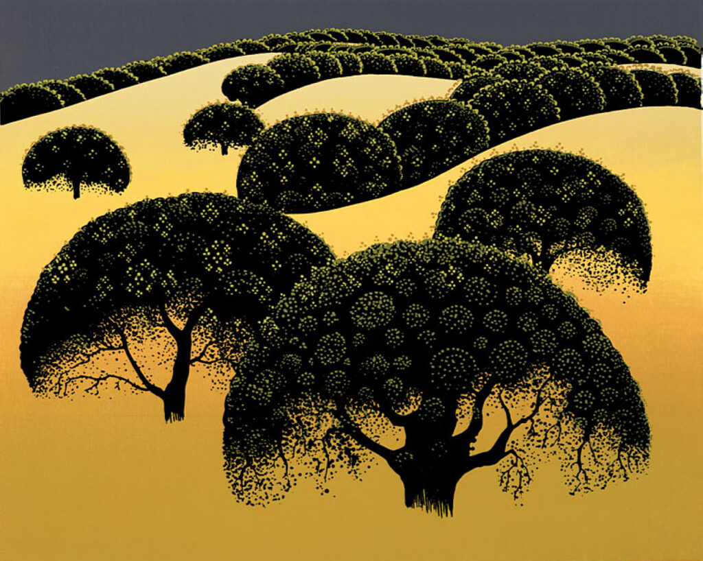 Santa Ynez Oaks – Eyvind Earle Tablo