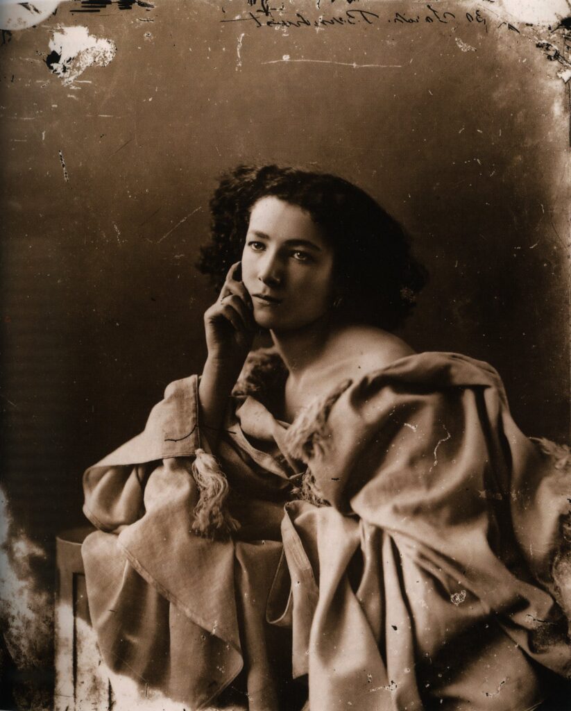 Sarah Bernhardt - Félix Nadar Tablo