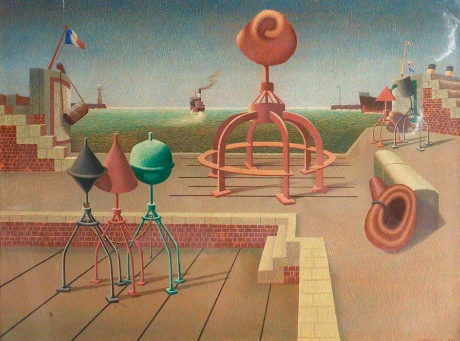 Satellitium (1942) - Edward Wadsworth Tablo