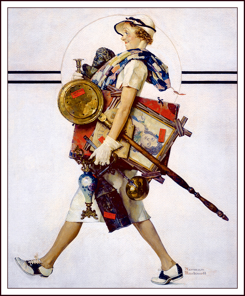 Saturday Evening Post July1937 (1937) - Norman Rockwell Tablo
