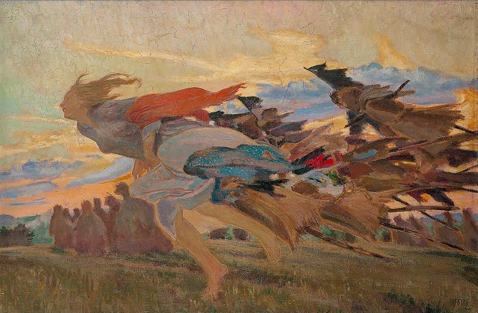 Scarecrows - Wojciech Weiss Tablo
