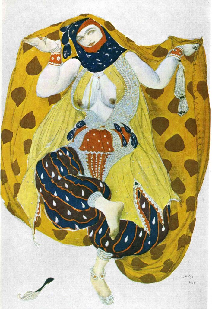 Scheherezade odalisque (1910) – Léon Bakst Tablo