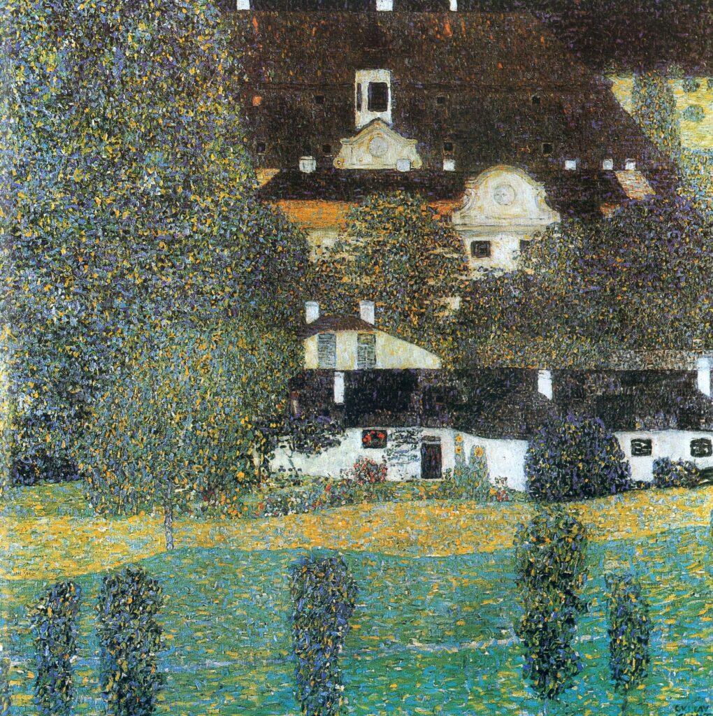 Schloss Kammer am Attersee, II (1909) - Gustav Klimt Tablo