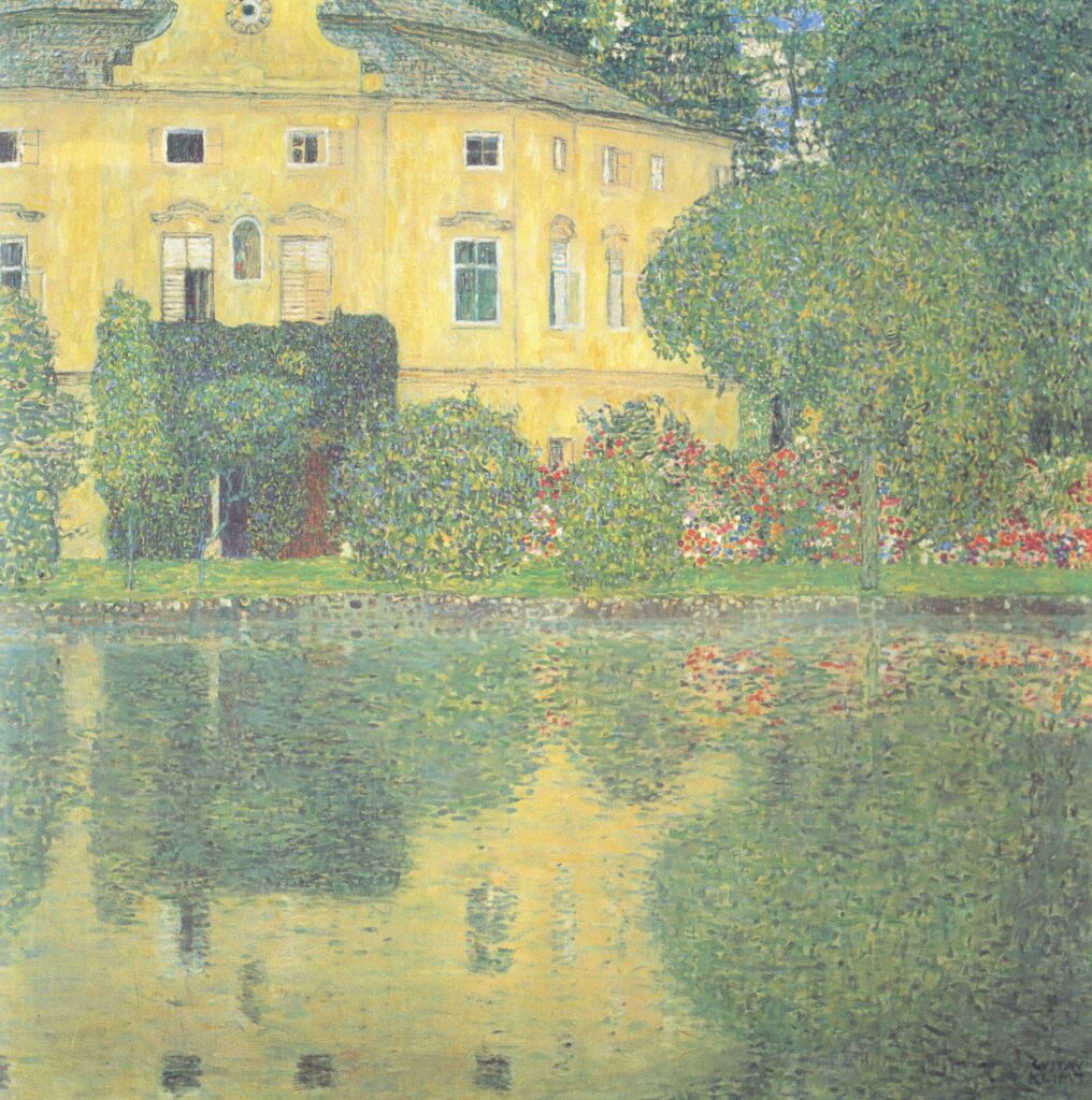 Schloss Kammer on the Attersee IV (1910) - Gustav Klimt Tablo