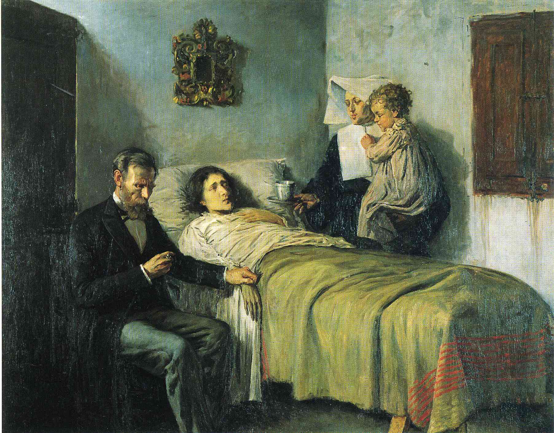 Science and Charity (1897) - Pablo Picasso Tablo
