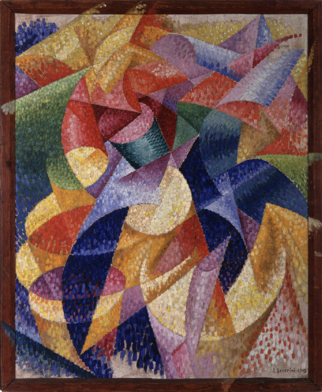 Sea = Dancer (1914) - Gino Severini Tablo