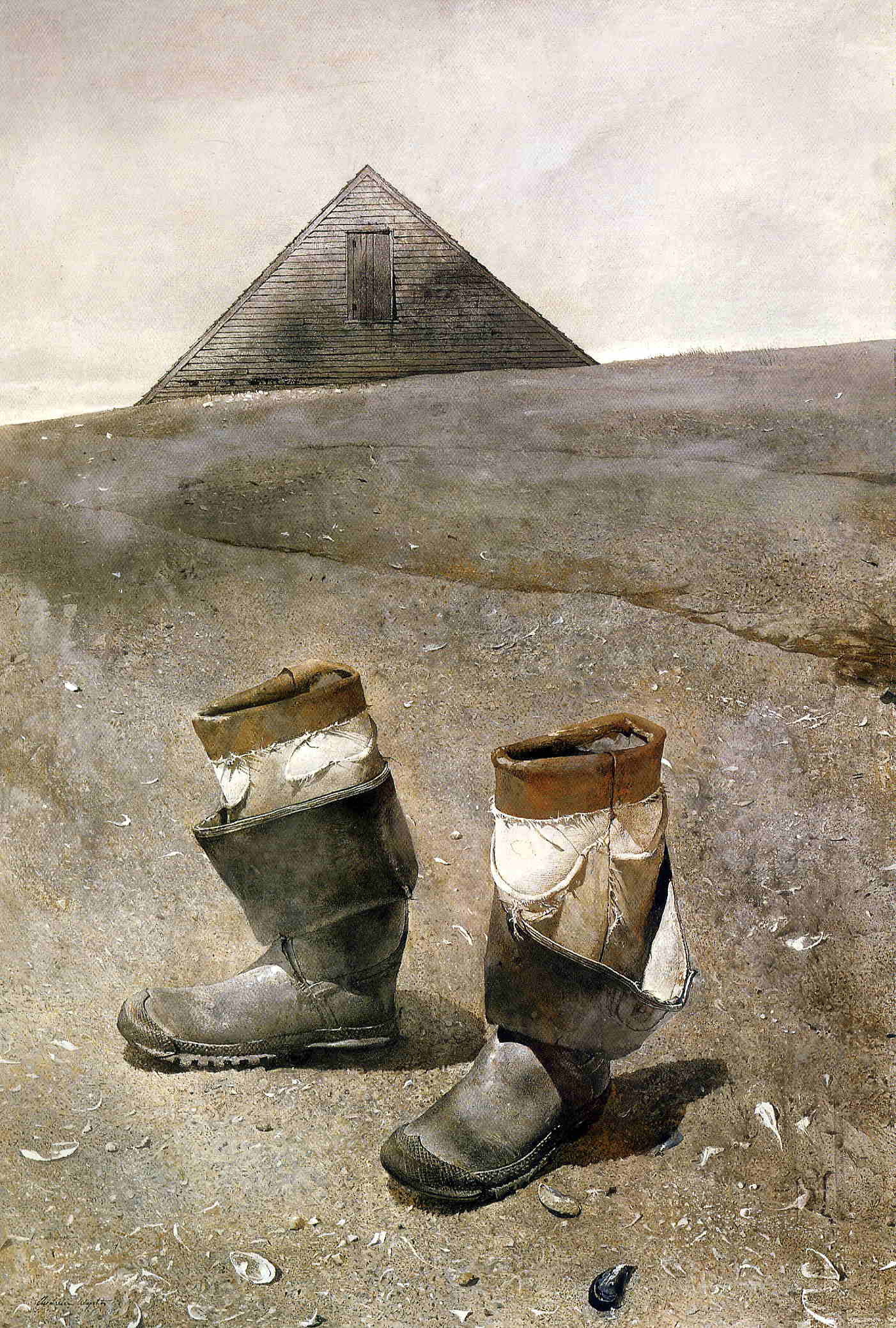 Sea Boots - Andrew Wyeth Tablo