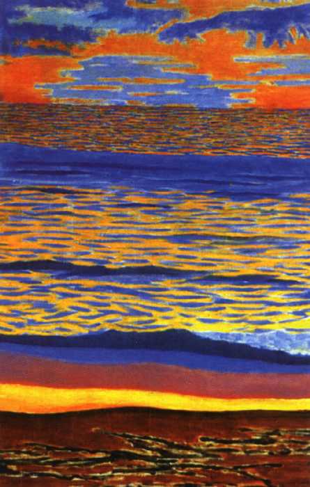 Sea Sight – Nikolai Kulbin Tablo