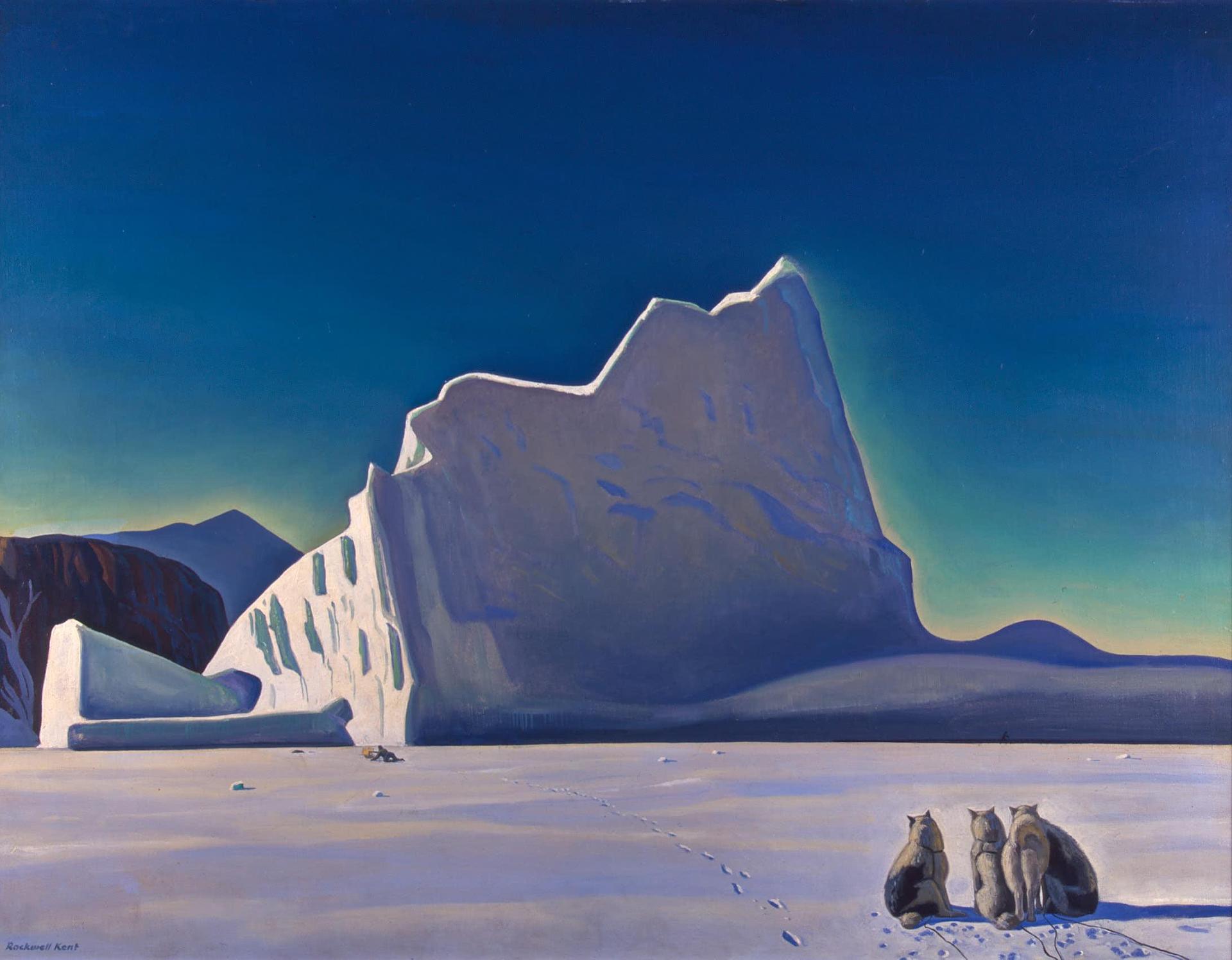 Seal Hunter, North Greenland (1933) - Rockwell Kent Tablo