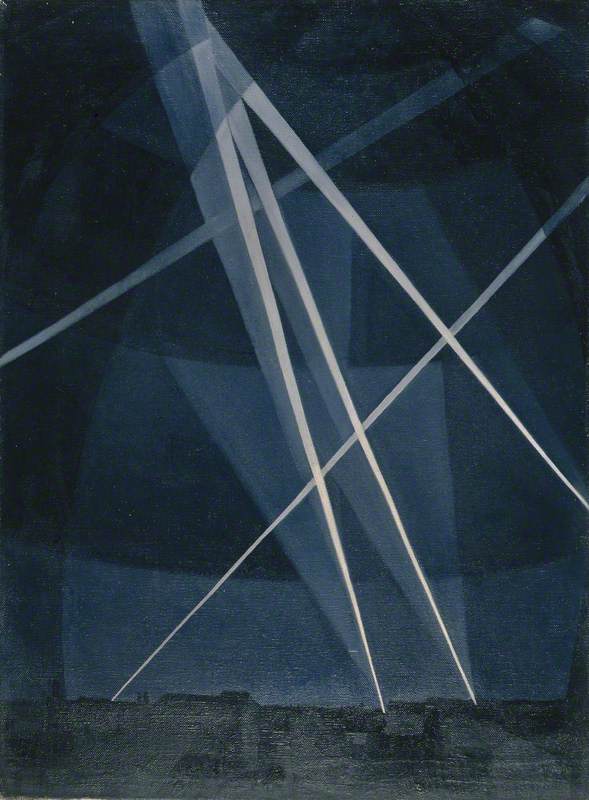 Searchlights (1916) - C. R. W. Nevinson Tablo