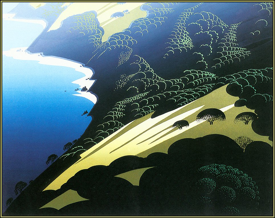 Seaside Pastures – Eyvind Earle Tablo