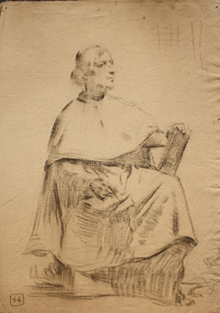 Seated Character - Joan Brull Tablo