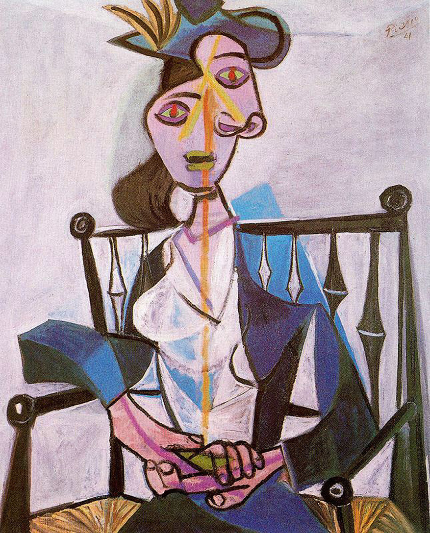 Seated Dora Maar (1941) - Pablo Picasso Tablo