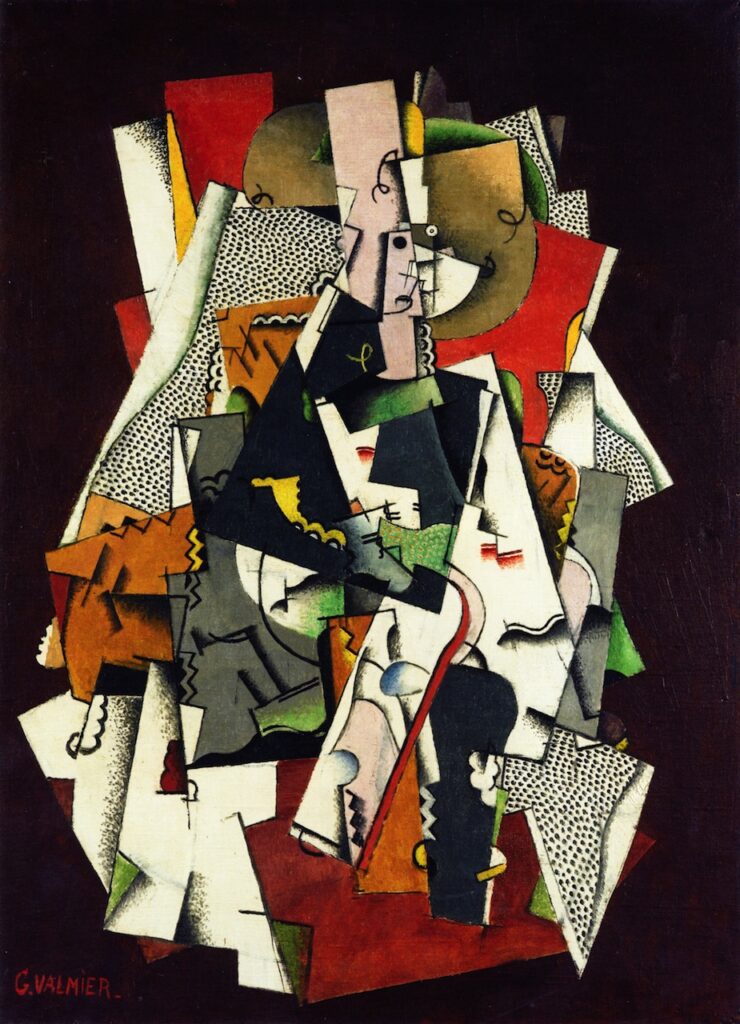 Seated Girl (1919) - Georges Valmier Tablo