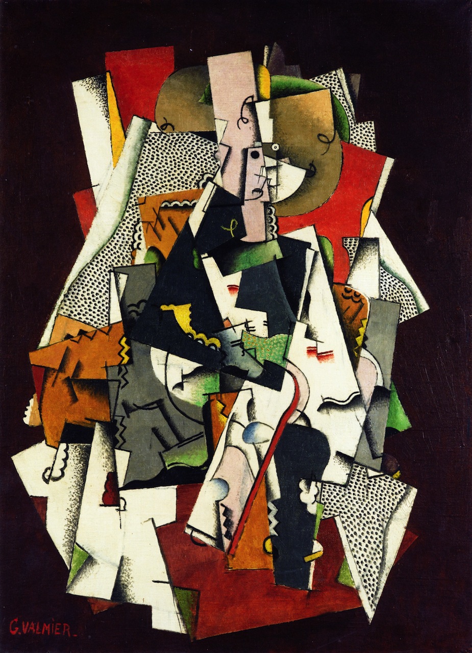 Seated Girl (1919) - Georges Valmier Tablo