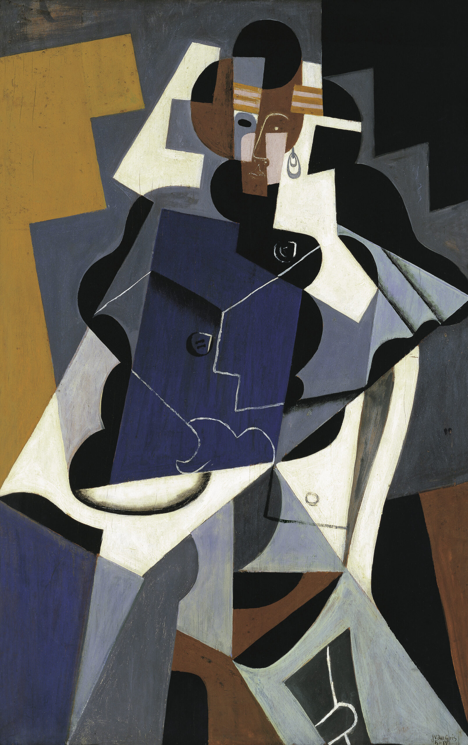 Seated Woman (1917) - Juan Gris Tablo