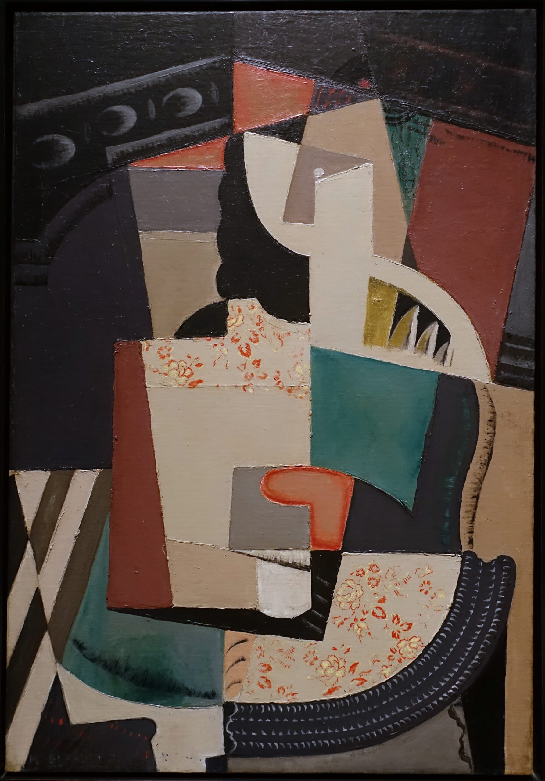 Seated Woman (1917) - María Blanchard Tablo