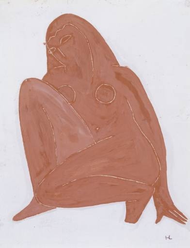 Seated Woman (1930) - Henri Laurens Tablo