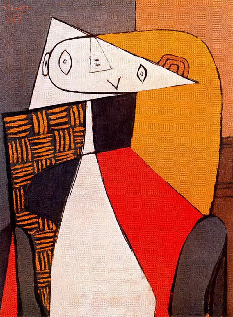 Seated Woman (1930) - Pablo Picasso Tablo