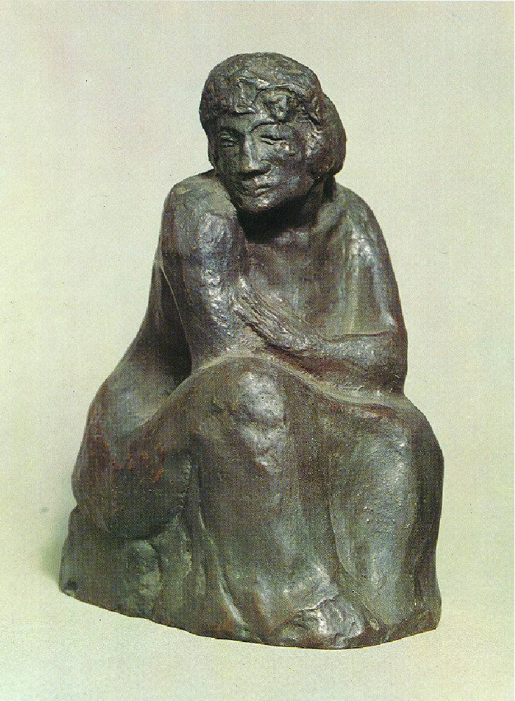 Seated woman (1902) - Pablo Picasso Tablo