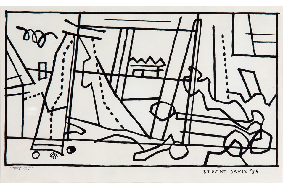 Seine Cart (1939) - Stuart Davis Tablo