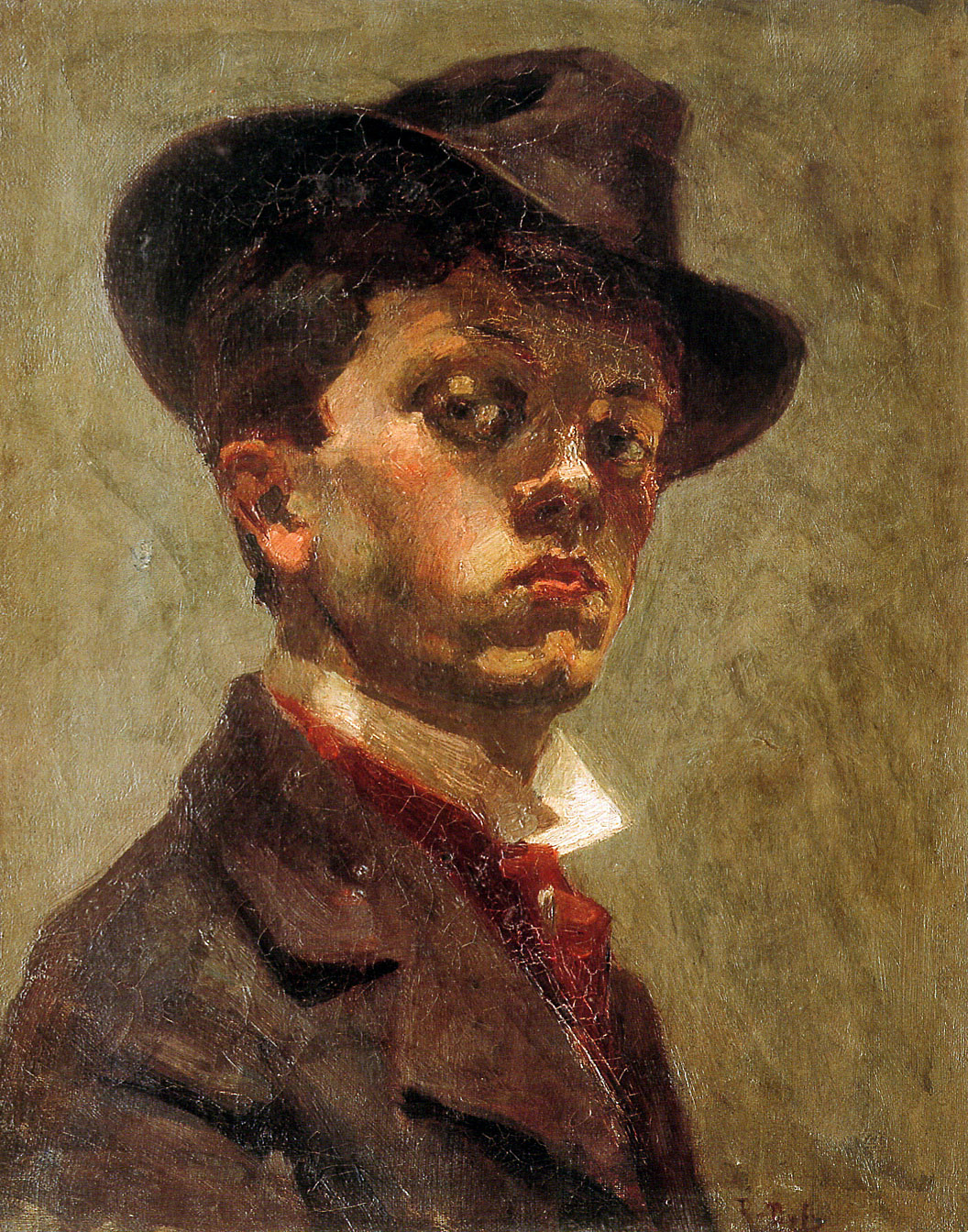 Self Portrait (1899) - Raoul Dufy Tablo