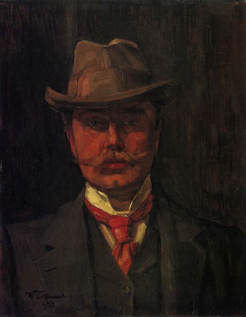 Self Portrait (1902) – Wilhelm Trübner Tablo