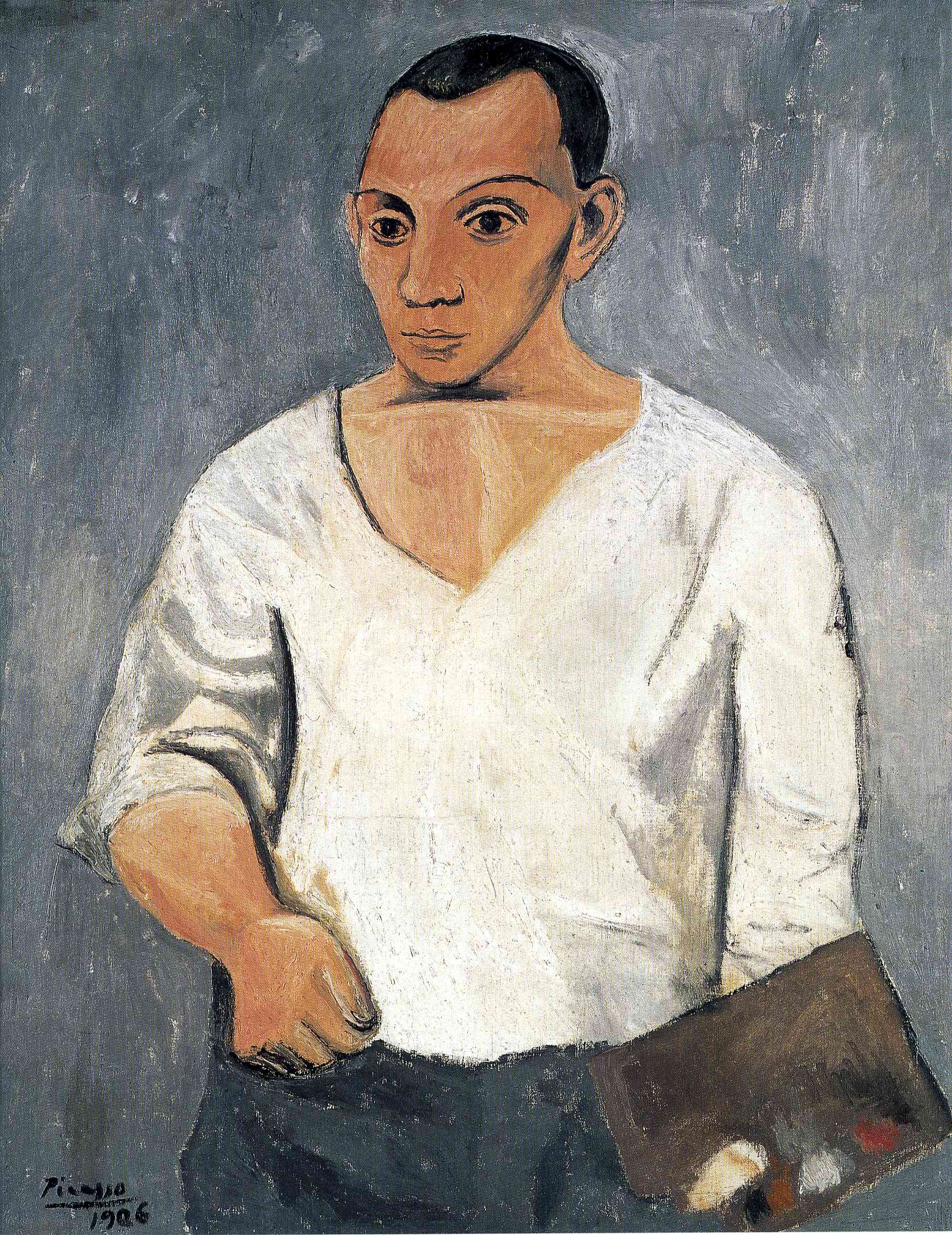 Self Portrait (1906) - Pablo Picasso Tablo