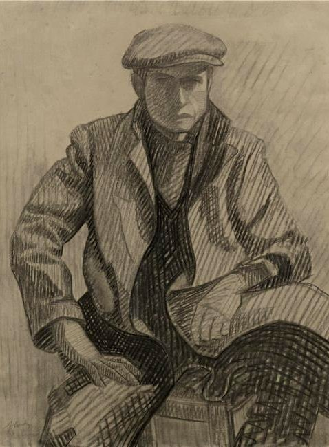Self Portrait (1910) - Auguste Herbin Tablo