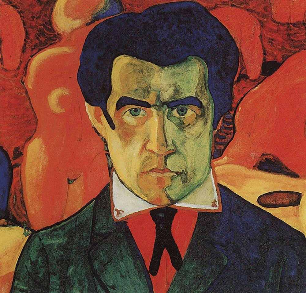 Self Portrait (1910) - Kazimir Malevich Tablo
